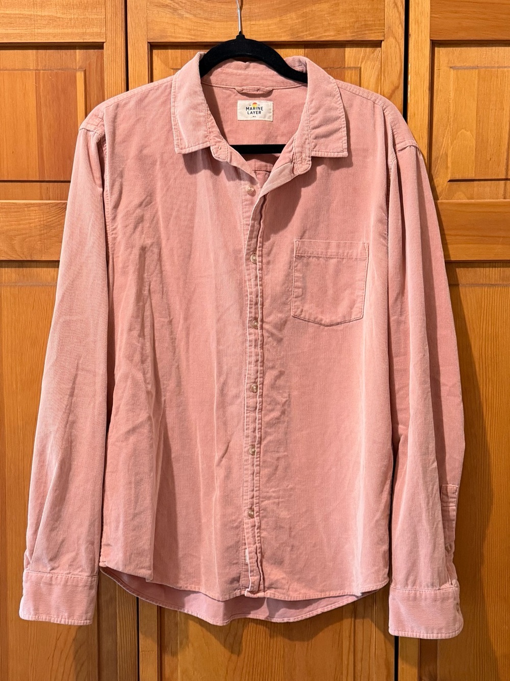 Marine Layer Lightweight Corduroy Button Down Shirt